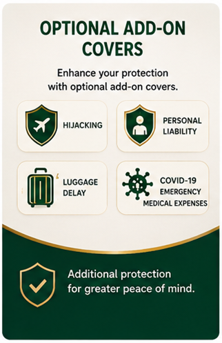 Optional add-on covers